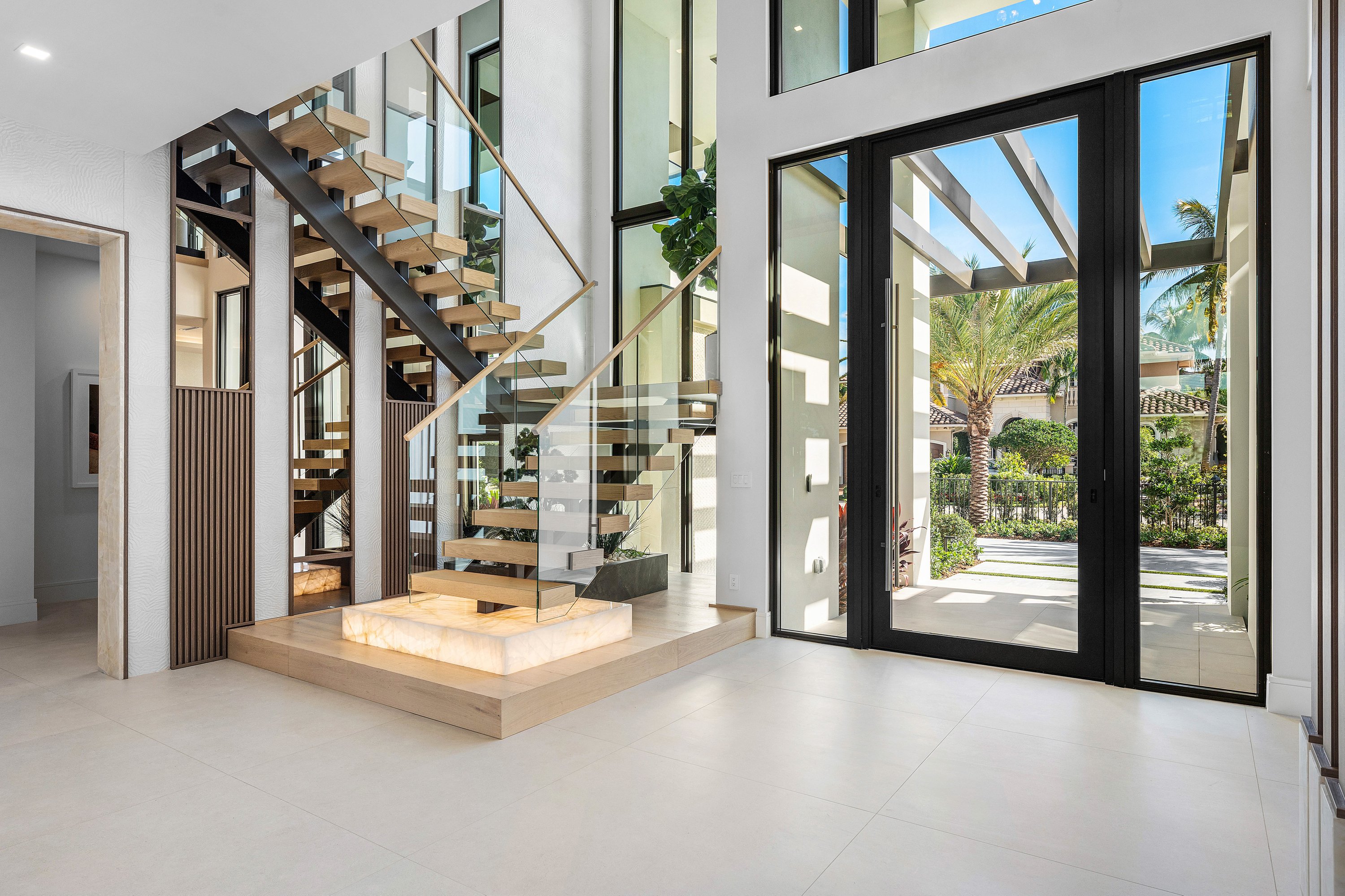 Glass railing installed by RG Glass