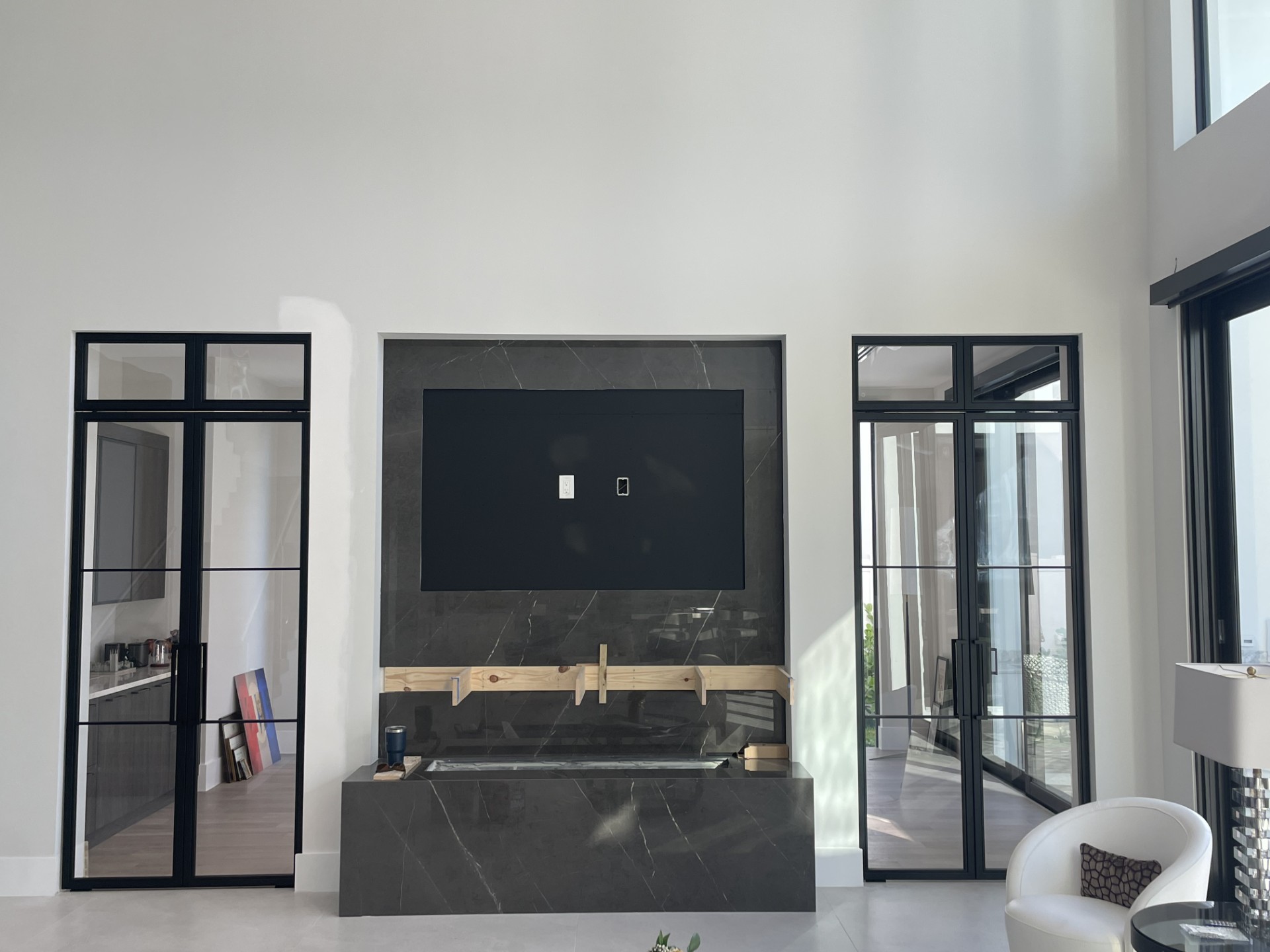 Interior glass partition and door system by RG Glass
